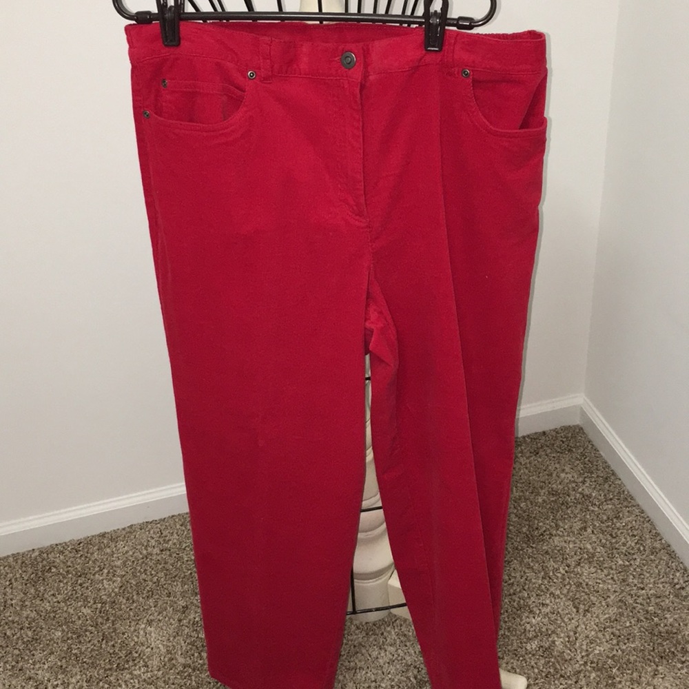 Ruby Rd red pants